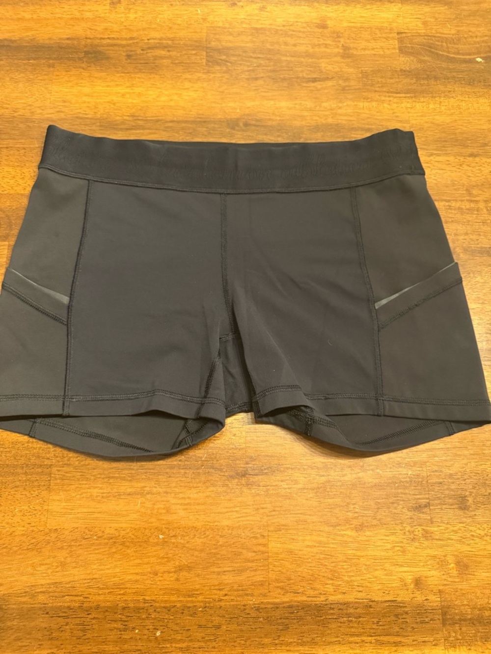 Women’s Lululemon  Black Athletic Shorts - Stretch Performance- size 10